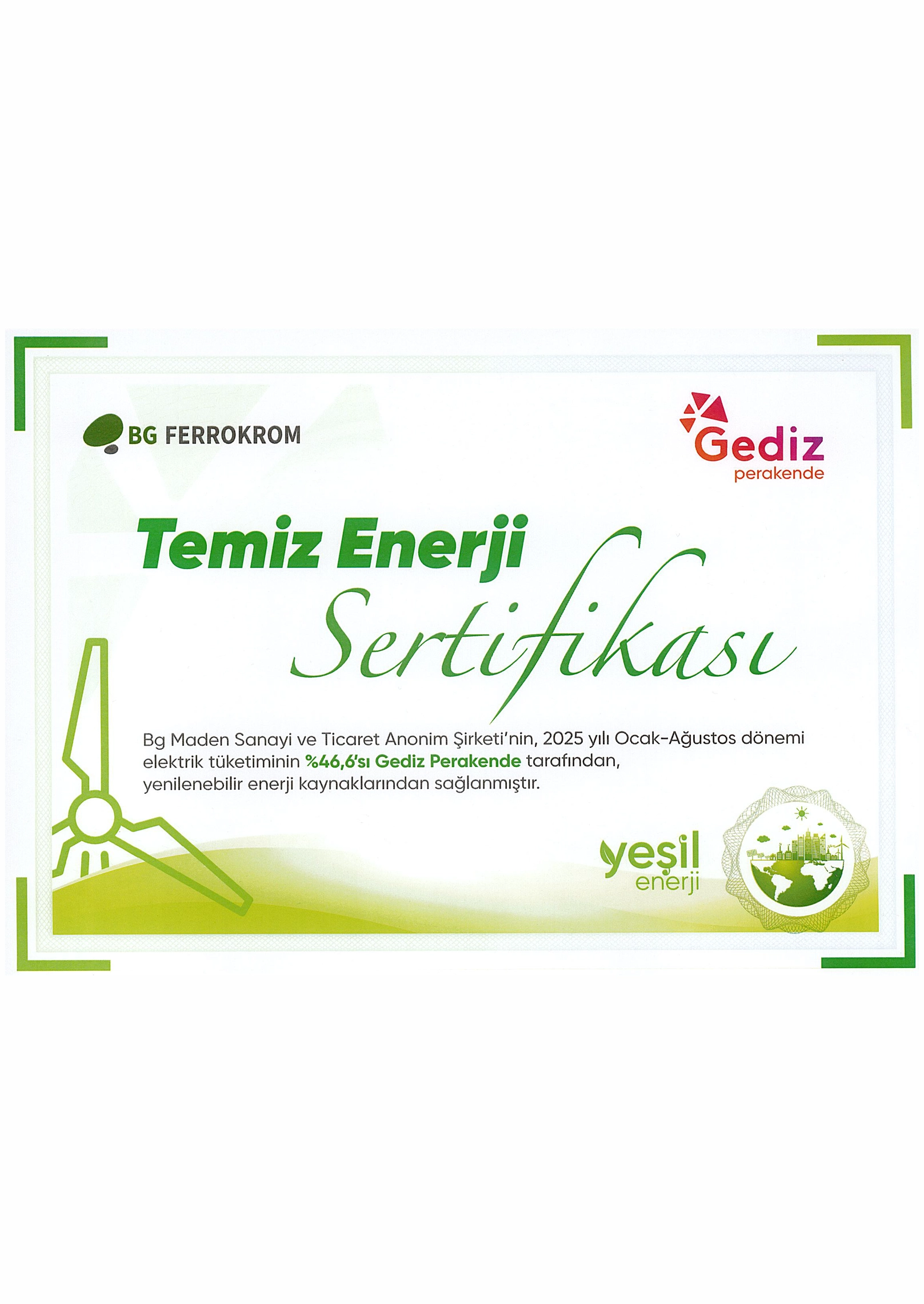 Clean Energy Certificate