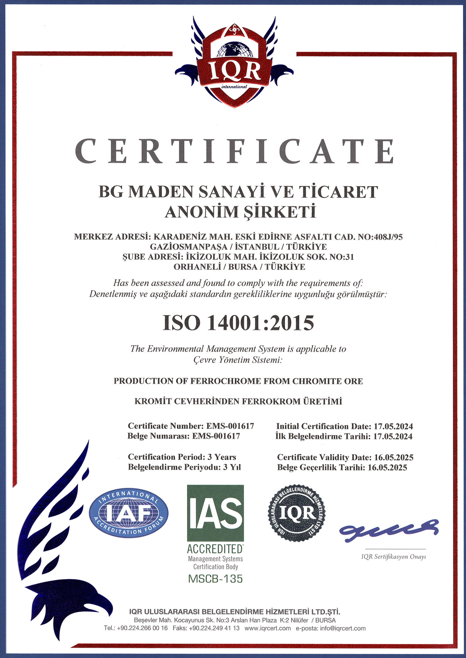 ISO 14001:2015