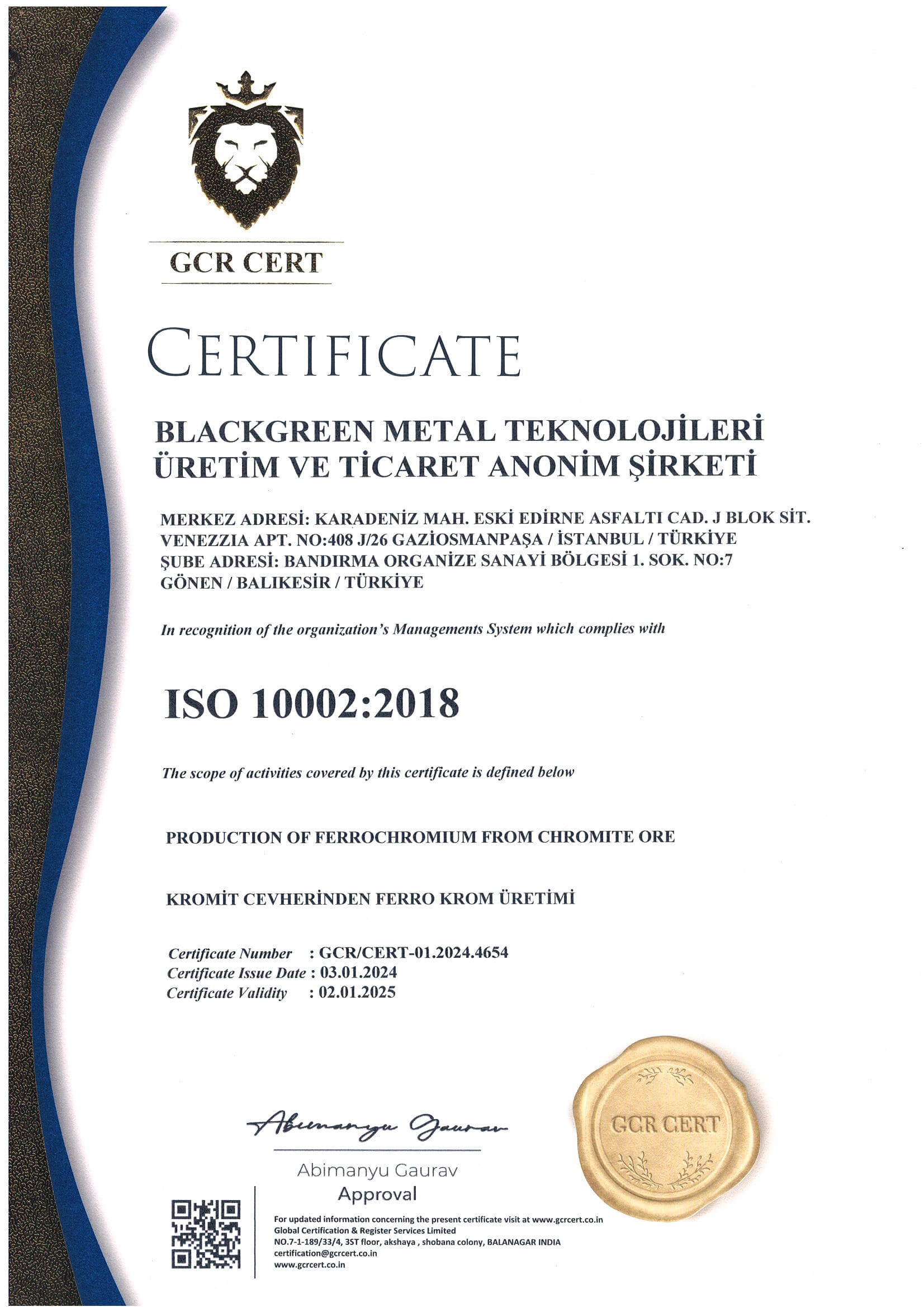 ISO 10002:2018