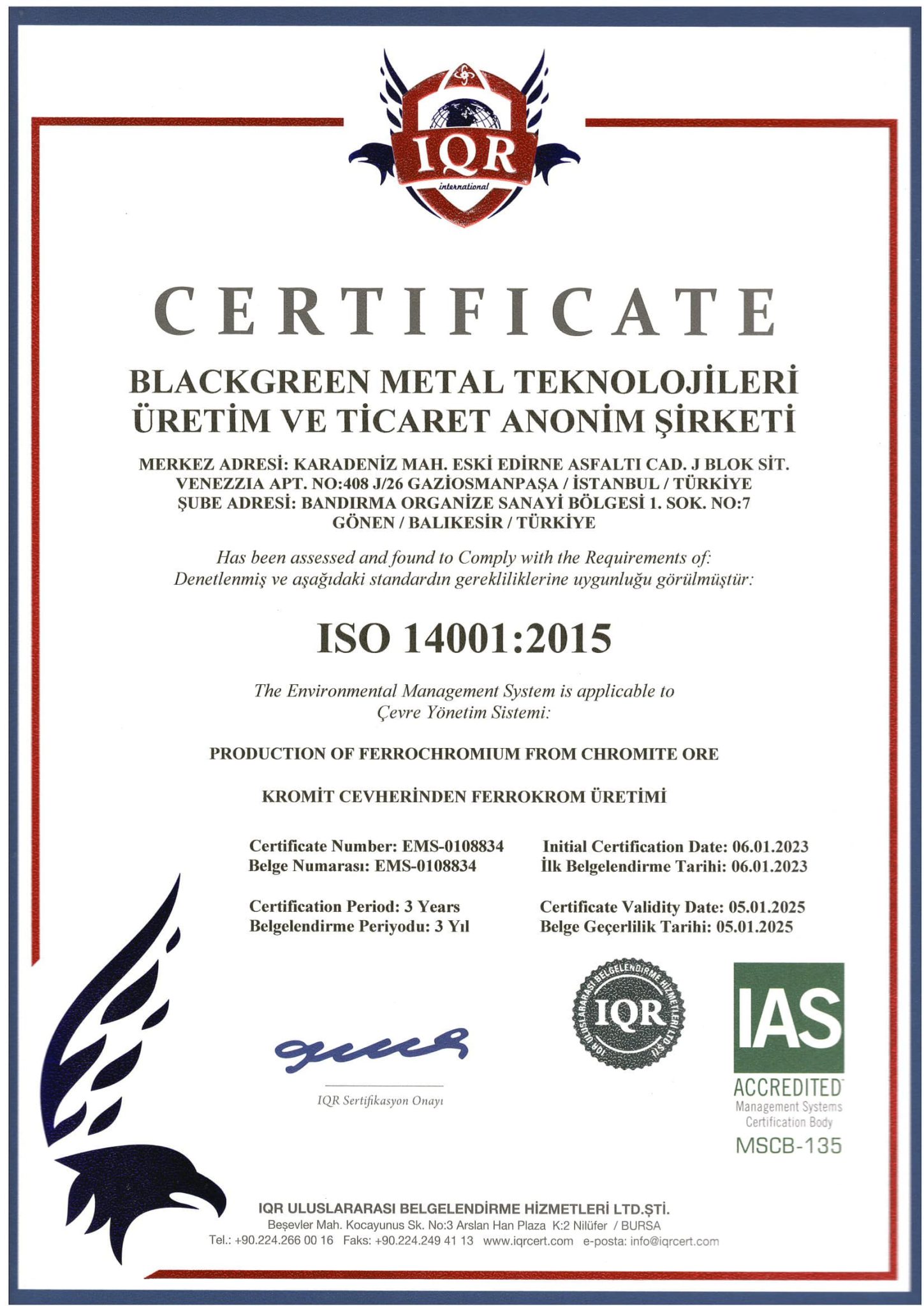 ISO 14001:2015