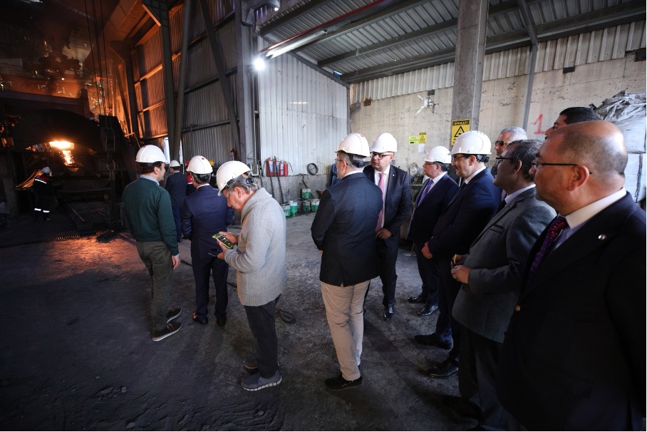Sayın Enerji ve Tabii Kaynaklar Bakanı Fatih DÖNMEZ Fabrikamızı ziyaret etti. 3